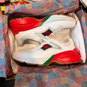 Gucci GG Rhyton Sneakers (Never Worn)